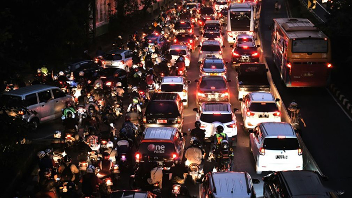 Indonesian Traffic Jam